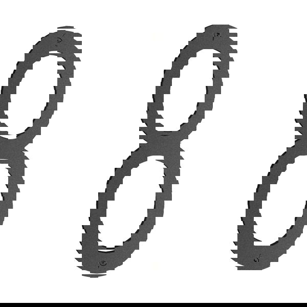 Matt black house number 8