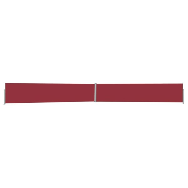Berkfield Patio Retractable Side Awning 140x1200 cm Red
