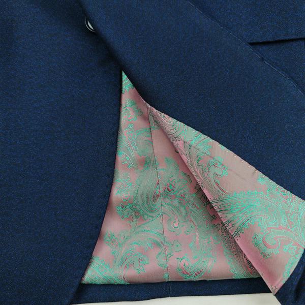 Men’s Navy Blue 3-Piece Slim Fit Suit