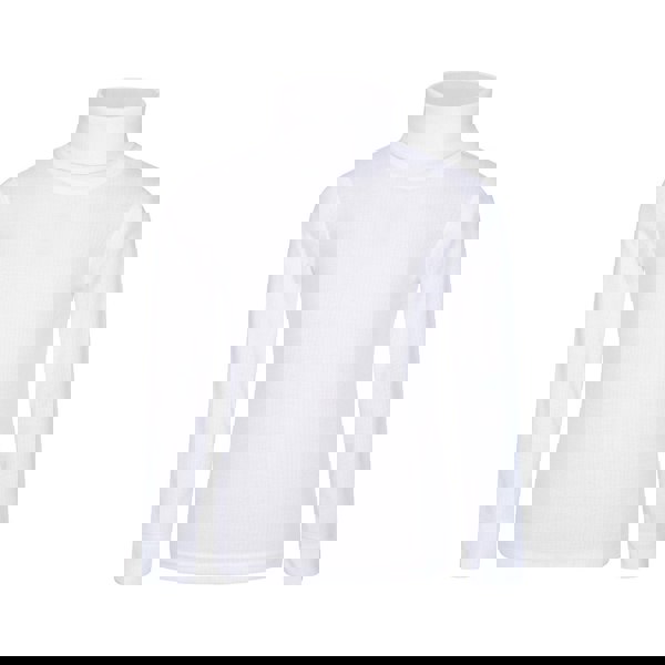 Mountain Warehouse Kids Talus Roll Neck Long-Sleeved Top - White