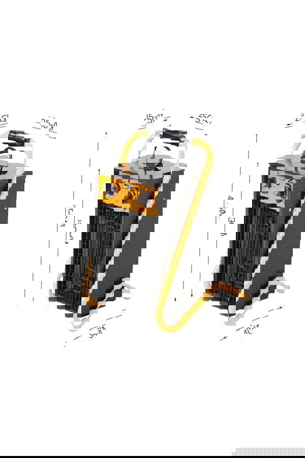 Living and Home 5KW Electric Fan Heater for Industrial and Agricultural Use