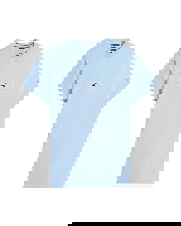 Tommy Hilfiger Tommy Logo Basic Mens T-Shirt - Well Water