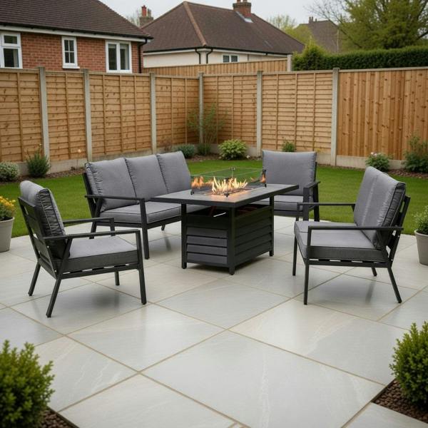 DS Living Aluminium Firepit Sofa Set