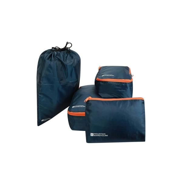 Mountain Warehouse Packing Cube Set (Pack of 4) - Navy - 