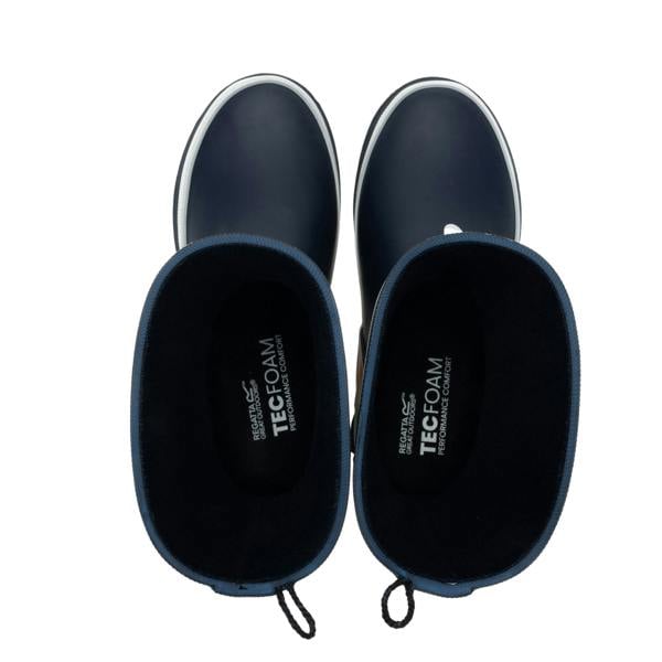 Regatta Childrens/Kids Mudplay III Rainbow Wellington Boots - Navy - 