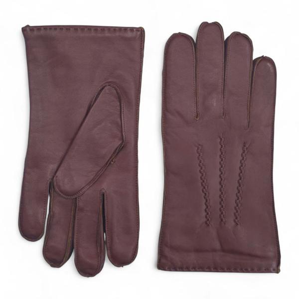 Infinity Leather Men’s Italian Leather Warm Wool Lining Winter Stich Design Gloves - M-LGV-205