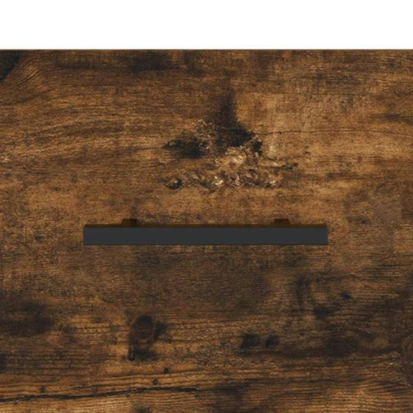 Berkfield Sideboard Smoked Oak 69.5x34x90 cm Engineered Wood