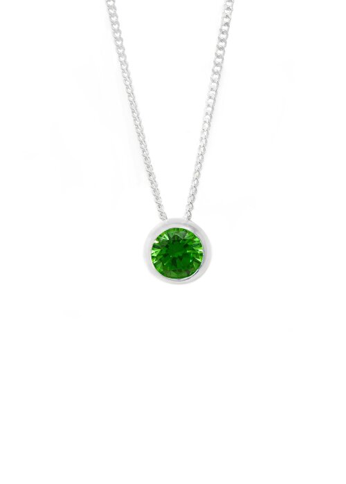 Say It With January Children's Birthstone Necklace - Sterling Silver - May