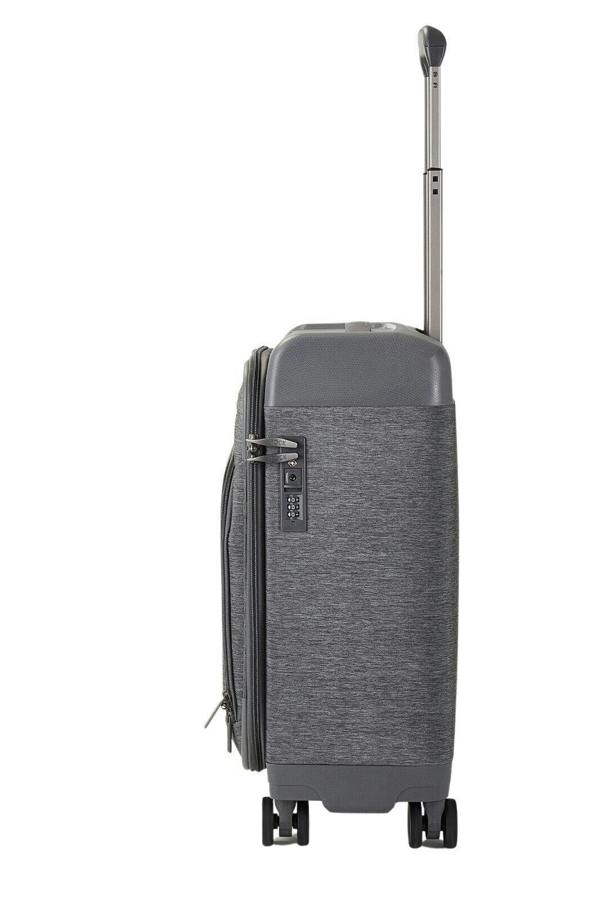 Rock Luggage Lightweight Soft Suitcase 4 Wheel Luggage Travel Trolley Cases Cabin Bags