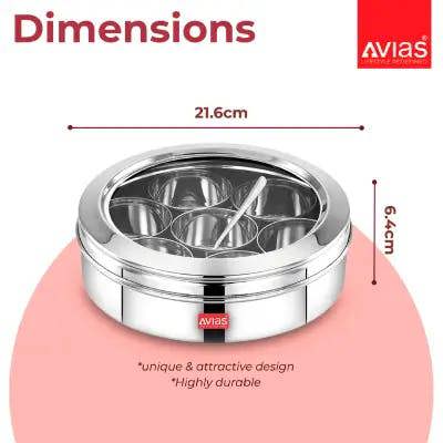 Avias SS Utensils - Avias Spice Box Elegant GL (Small)