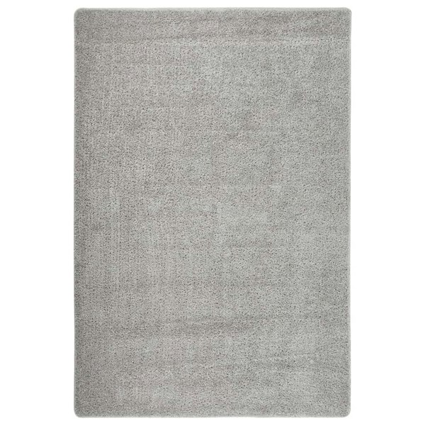 Berkfield Shaggy Rug Light Grey 140x200 cm Anti Slip