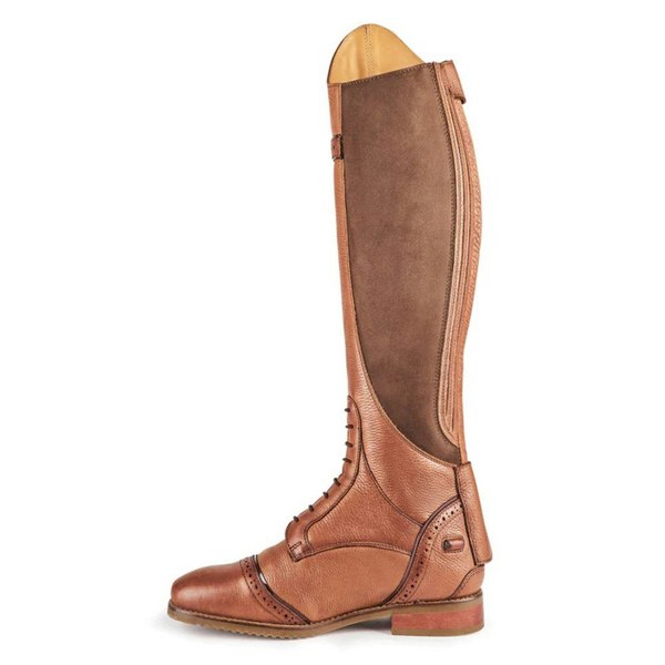 Moretta Womens/Ladies Constantina Leather Long Riding Boots - Tan