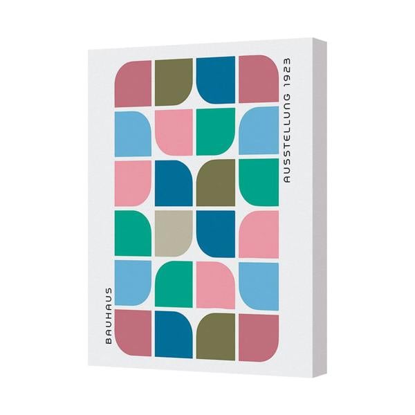 Benjamin Tate Design Bauhaus Canvas 7568 Abstract Geometric Wall Art Print