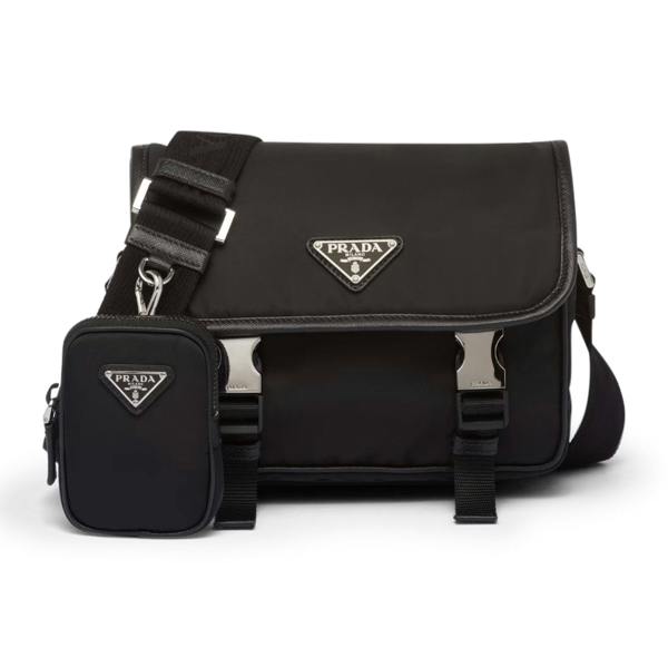 Prada Re - Nylon Leather Shoulder Bag - chancefashionco