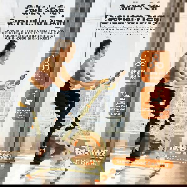 CENTRA Magnetic Exercise Bike Smart Indoor Cycling Bike Home Gym Cardio Trainer