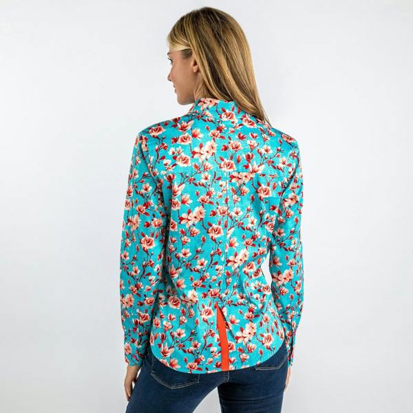 MAGNOLIA WOMENS  PRINT SHIRT - Premium Men's Patterned Shirt by Claudio Lugli | Bold Design, Tailored Fit, Best Printed Shirts