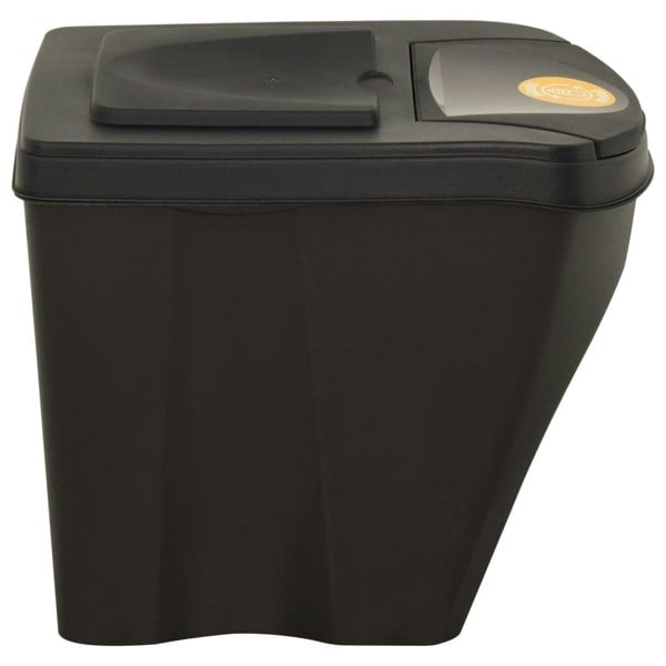 Berkfield Stackable Dustbins 4 pcs Anthracite 100 L