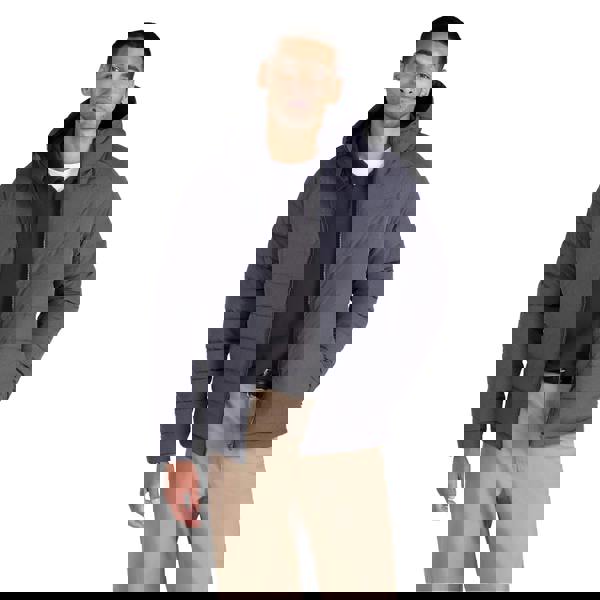 Animal Mens Light Cloud Cosi Hooded Marl Padded Jacket - Charcoal - 