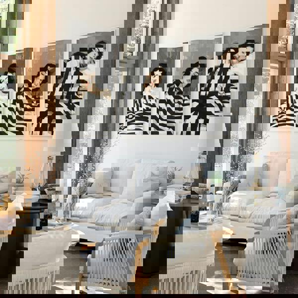 Extra Large Wall Art For Living Room | Set of 3 Boho Women Wall art Prints