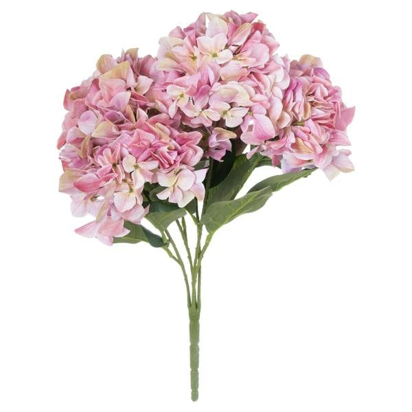 Hill Interiors Shabby Hydrangea Bouquet Artificial Flower - Pink - 