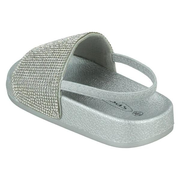 Spot On Girls Spot On Diamante Sliders H0356