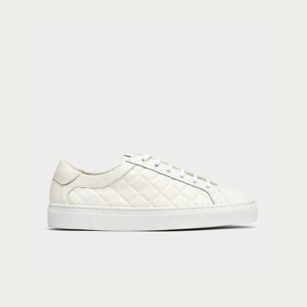 Calla Calla Star Trainers - White Quilted