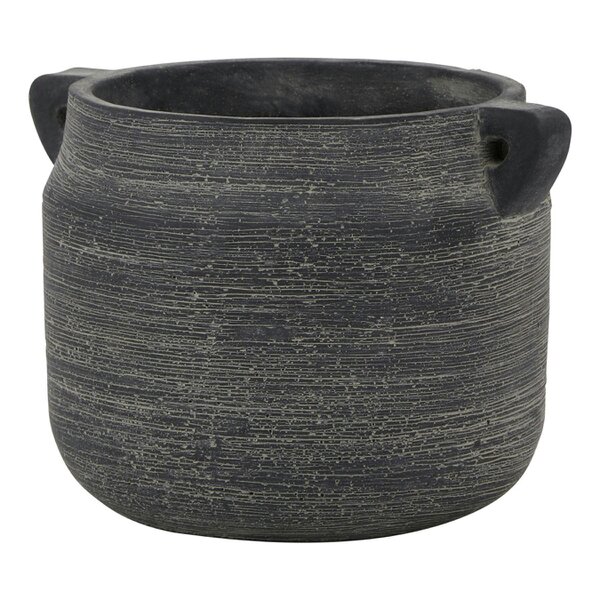 Wyld Haus Sundrift Dark Grey Hydria Stoneware Pot