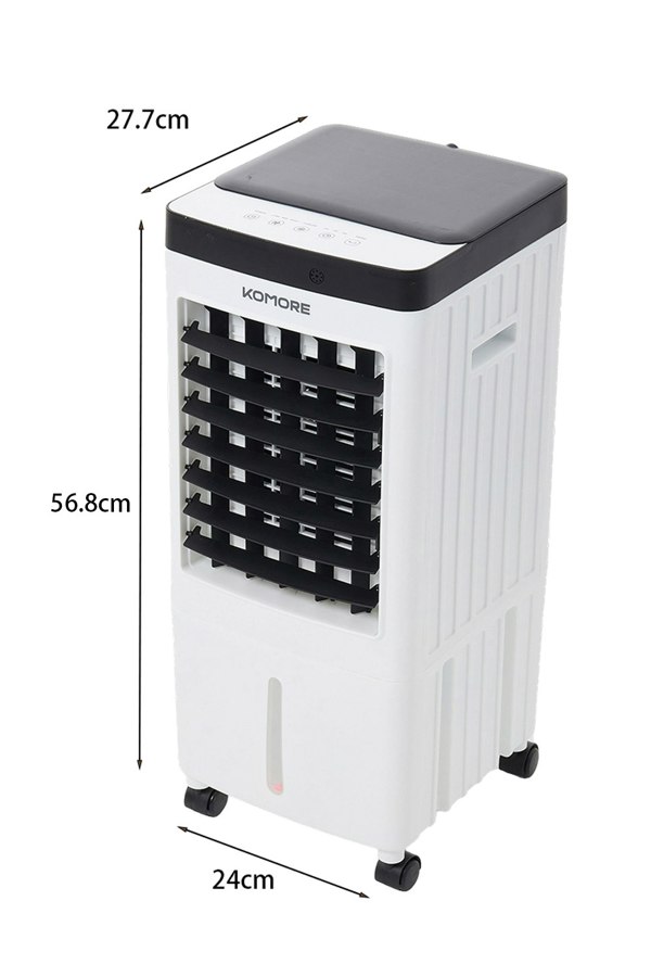 Living and Home Portable 8L Digital Evaporative Air Cooler with Remote Control