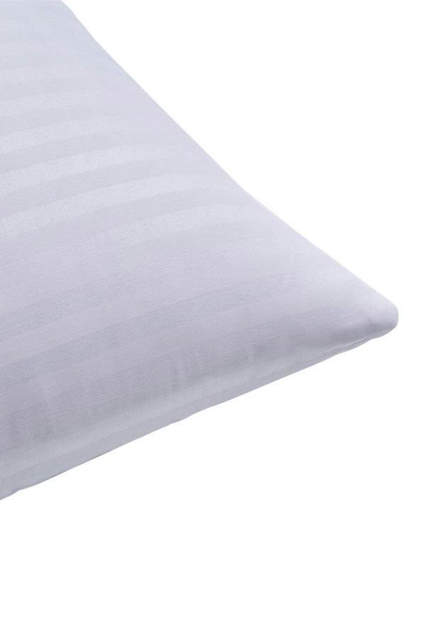 Living and Home 2Pcs Washable Stripe Bed Pillows Comfortable Medium Firm Support Pillows, 70cm L x 42cm W