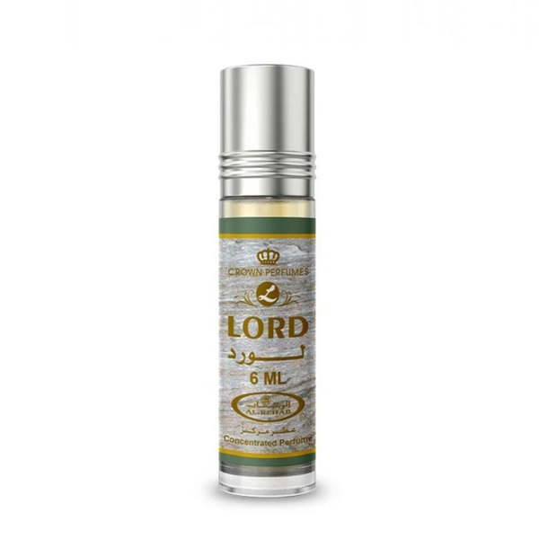Al-Rehab Lord 6ml concentrated Roll on Oil Perfume bottle