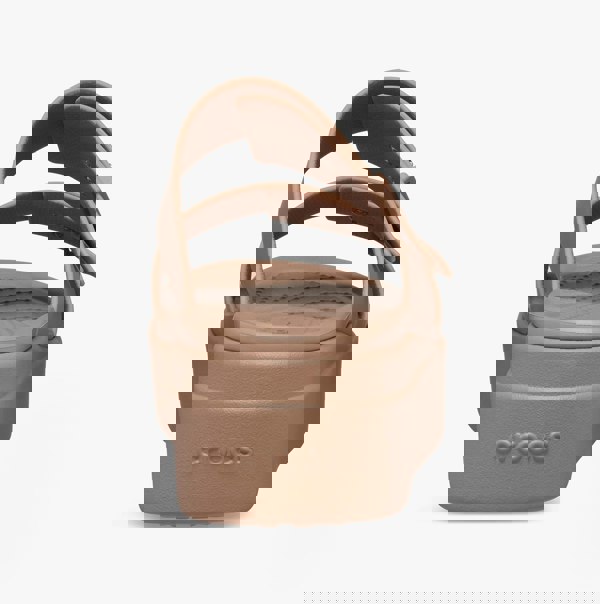 Crocs 207431-2Q9 BROOKLYN BUCKLE LOW WEDGE Womens Sandals Latte