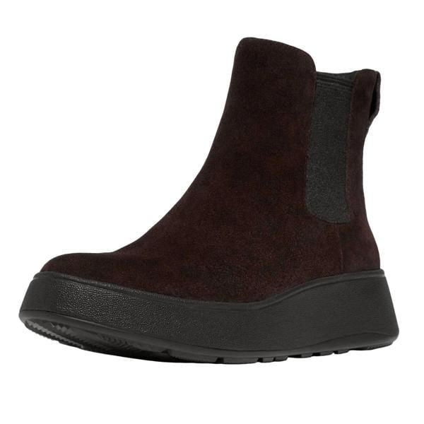 Fit Flop Womens/Ladies F-Mode Suede Flatform Chelsea Boots - Brown - 