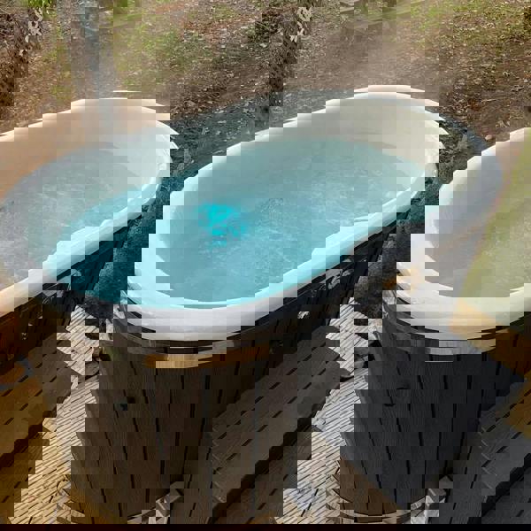 Wood Fired Ofuro Style Hot Tub | Fibreglass Liner | for couples.