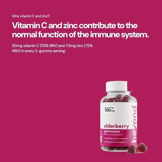 Beyond Shakers Elderberry Gummies