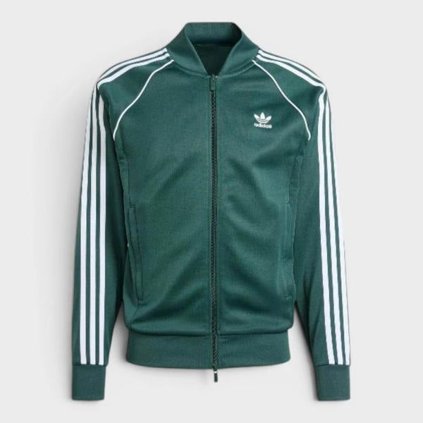 Adidas Originals Superstar Track Top Green White
