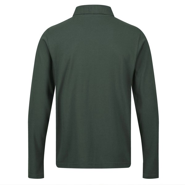 Regatta Mens Pro Long-Sleeved Polo Shirt - Dark Green