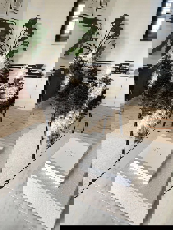 Austrian Curly Sheepskin | Natural Colors | 90 cm Blacky