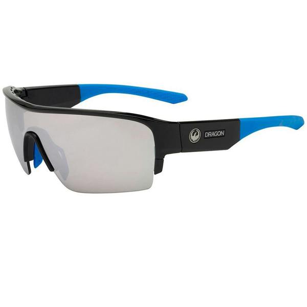 Dragon TRACER X - Black with Lumalens Silver Ionized & Lumalens Solid Brown Lens