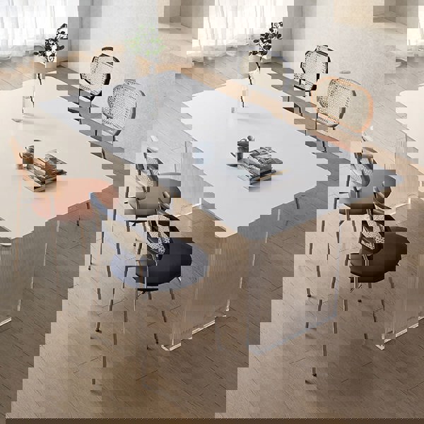 Leonie White Dining Table, Acrylic-Rit Concept-Rit Concept