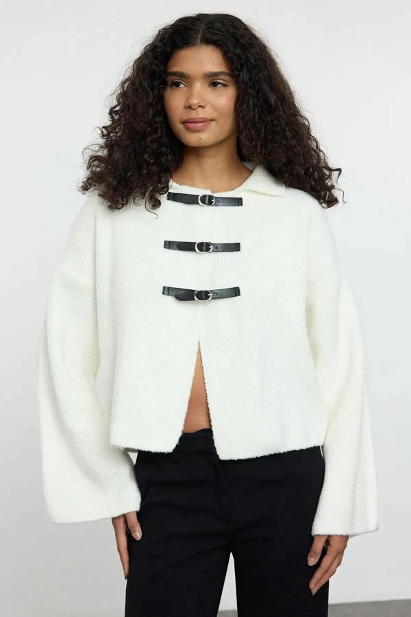 Hoxton Gal Soft-Textured Coat-Style Knit Cardigan