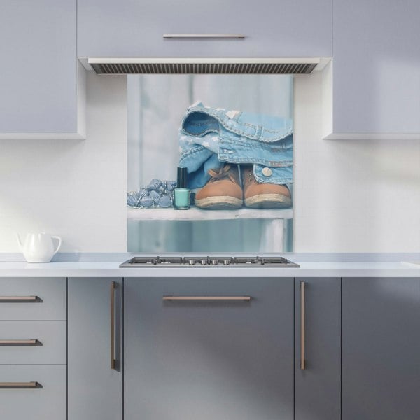 Warren Reed - Designer Shoes On The Bench Kitchen Splashback
