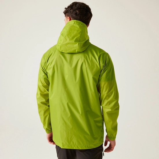 Regatta Mens Pack It III Waterproof Jacket - Grenoble Green