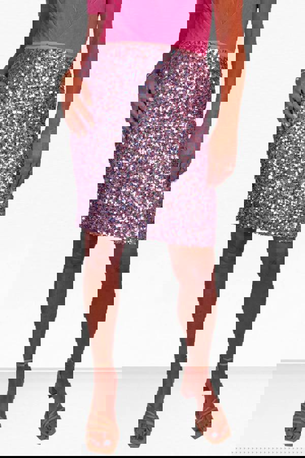 Paulo Due Women's Sequin Mini Skirt
