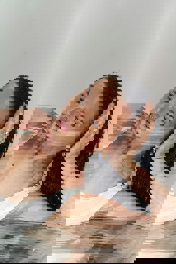 Elk & Bloom Forever Hearts Triple Heart 15K Gold Plated Bracelet