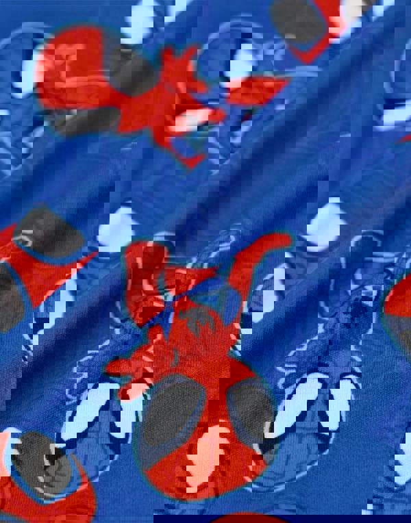 Spiderman Boys Blue Character Long Sleeve Long Leg Pyjama and Jumper 3 Piece Set