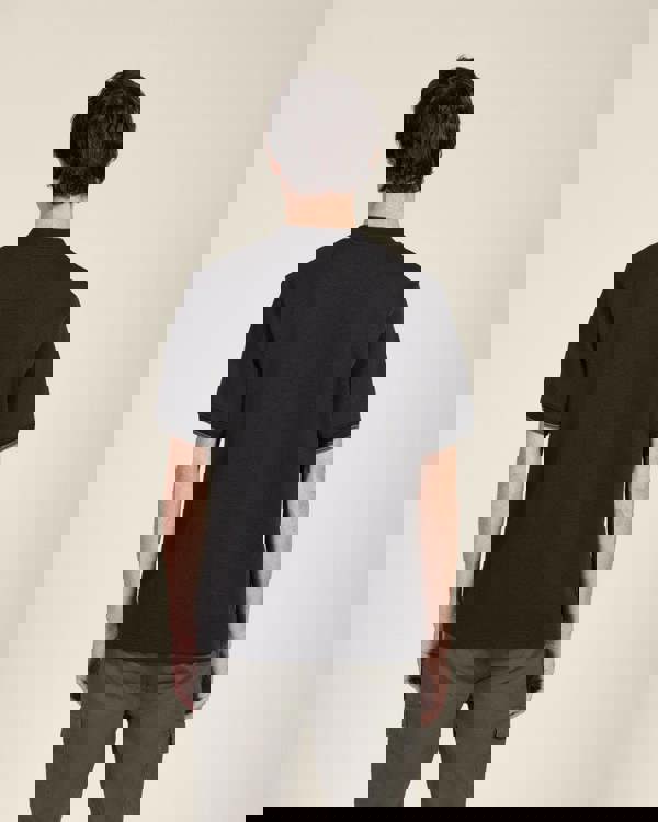 Larsson & Co Heavy T-Shirt With Baseball Collar