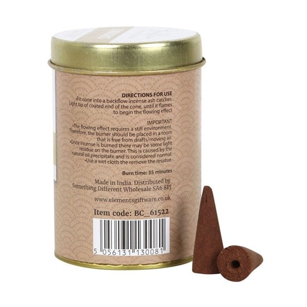 Serano 6 Tins of  Elements Lemon Grass Jumbo Backflow Cones