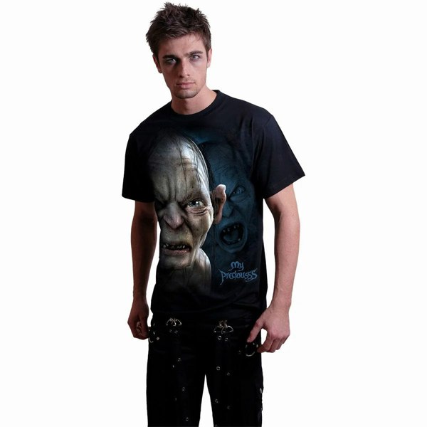 Spiral Direct Unisex Adult Gollum The Lord Of The Rings T-Shirt - Black