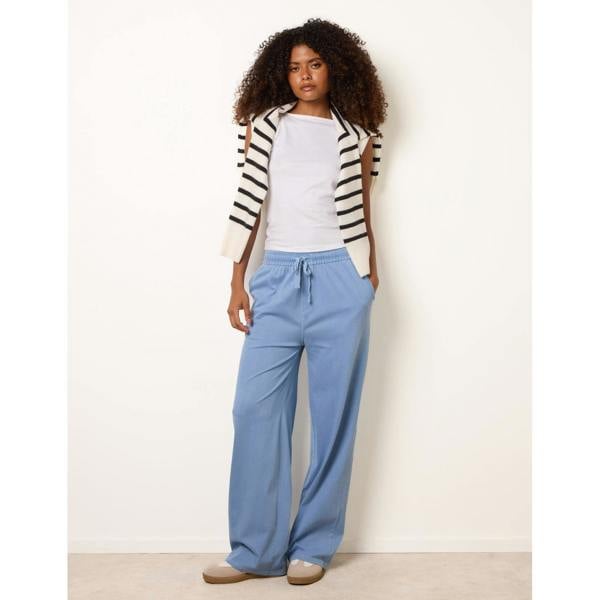 Blue Vanilla Elastic Waist Trousers