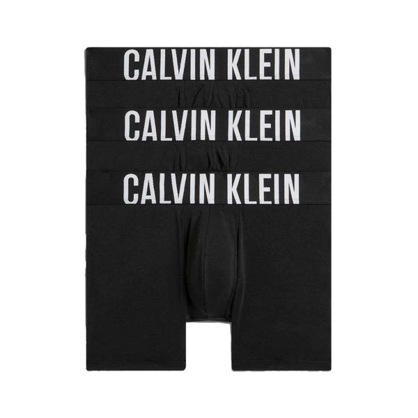 Calvin Klein Mens Boxer Shorts (Pack of 3) - Black - 